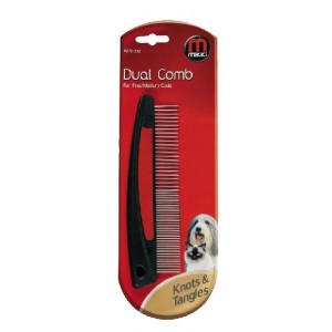 Mikki Dual Comb for fine/medium coats (straight back)