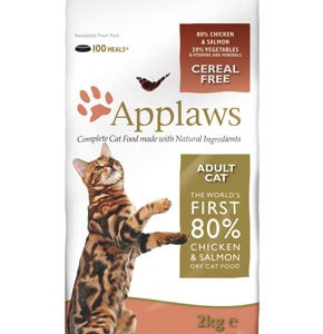 Applaws Adult Salmon & Chicken Dry Cat Food 400g
