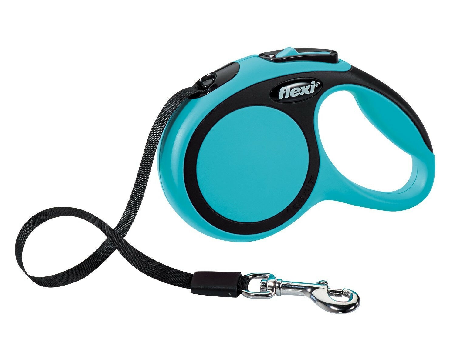 BLUE Flexi LGE 5M COMFORT Tape Dog Leash Lead soft grip short-stroke braking system