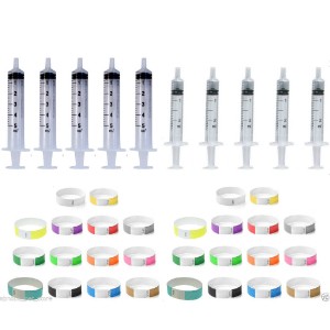 Sterile Oring Nonstick Feeding Syringe Set – FREE Tyvek Whelping ID Collars