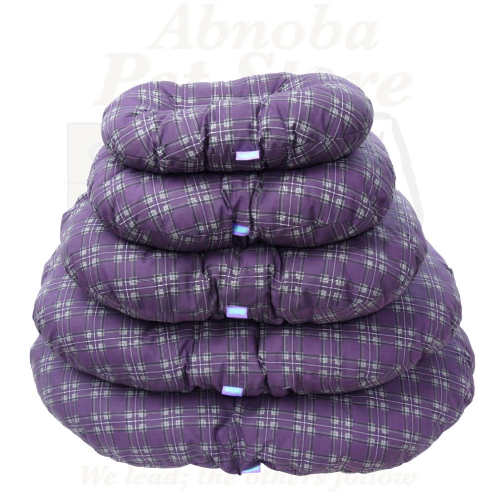 Medium - 30” x 22” Padded Oval Cushion Ideal Plastic Dog Bed Comfort & Warmth Reversible & washable