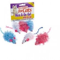 Classic for Cats Curly Cutie Mice 3pcs