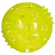 Trixie TPR Dog / Puppy Flashing Ball ø7.5cm bounce to activate Fun chase & Fetch