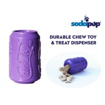 SodaPup Medium Original Can Durable Chew Toy hidey hole for snack Freeze Treats