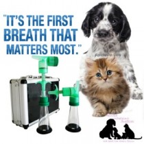 One Puff Puppy & Kitten Aspirator / Resuscitator Kit – Stimulates First Breath