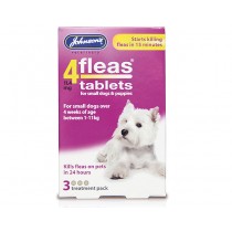 4fleas Tablets for Puppies & Small Dogs 