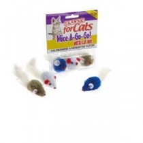Classic for cats Furry Fluffy Mice 3 pcs