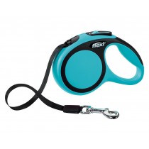 BLUE Flexi LGE 5M COMFORT Tape Dog Leash Lead soft grip short-stroke braking system