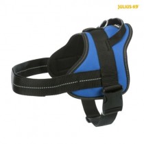 Julius-K9® Dog Puppy Pure Harness - lightweight M: 58-76 cm/30 mm, Blue 152202