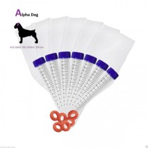 6 Canine Disposable sheath / liner kit with syringes & centrifuge tubes