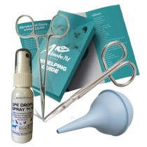 Essential Puppy Kitten Whelping Kit Supplies Forecps Scissors Bulb Aspirator Life Drops Spray 5017