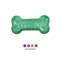 Kong Dog Medium Squeezz® Crackle Bone Toy Bend or twist for sound Toss retrieve