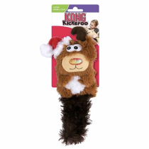 KONG Holiday Xmas Kickeroo Reindeer Catnip Christmas Cat Kitten Toy fluffy tail 