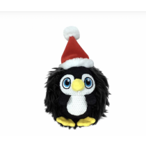 KONG Holiday Christmas ZigWigz Penguin Medium Low-tone squeaker Dog Puppy Toy