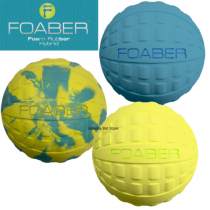 SMALL Foaber Foam Rubber Bounce Ball vivid colours from dogs vision spectrum