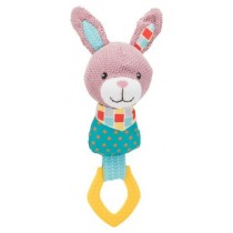 Trixie Junior Toy Bunny fabric/Plastic Teether & sound toy Whelping Puppy Packs