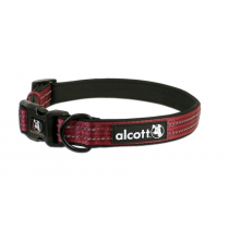 (Medium, Red) Alcott Essential Adventure Collar - To Match our Alcott Retractable Leashes 