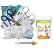 Whelping Kit Sterile Cord Clamp Forceps Scissors Aspirator Pup Welpi Nurser 849