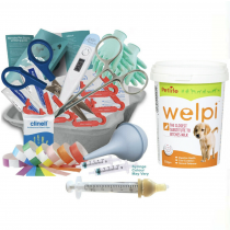 ABNOBAS Puppy Whelping Kit Aspirator Forceps Cord Clamps Nurser & Welpi Milk 173