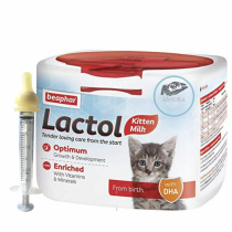 250g Kitten Milk Beaphar Lactol + Real Feel Nurser (No Hole)