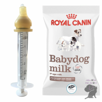 3ml Premade Hole Nurser & 100g Royal Canin Babydog 