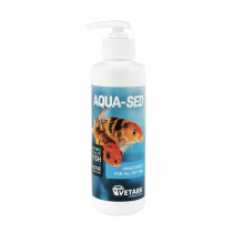 Vetark AquaSed Anaesthetic for pet fish in an easy-to-use 250ml bottle