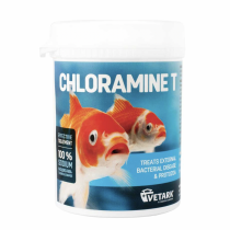 VETARK Chloramine T treats external bacterial disease and protozoa in fish