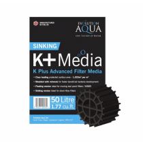 Kplus Advanced Filter Media BLACK 50Litre (SINKING)