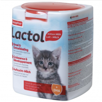 Beaphar Lactol Milk Replacer new-born & orphaned kittens weaning & pregnancy 500g