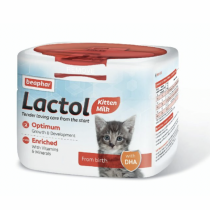 Beaphar Lactol Milk Replacer new-born & orphaned kittens weaning & pregnancy 250g