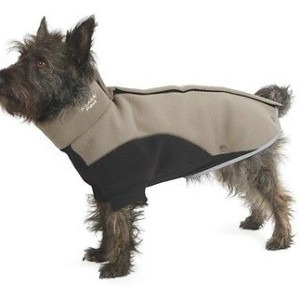 Ancol Muddy Paws Xtra Warmth Thermal Fleece Coat Taupe/Black – X-Large