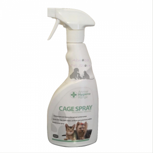 Animal Health Home Cage Spray Ready to use disinfectant contains Parvo-Virucide