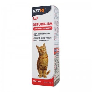 VetIQ Defurr-UM Hairball Remedy for Cats x 70 Gm