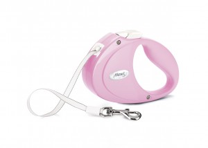 flexi PUPPY, tape leash, XS: 2 m, pink
