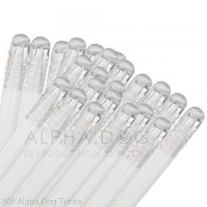 100 Alpha Dog Canine Premium Artificial Insemination Tubes / Rods Breeder Packs 4 INCHES XS BREEDS