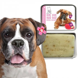 Bye Bye Boo Boo Dog Soap - Boxer