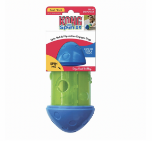 Kong Dog Small Spin It Dispenses food and treats Unpredictable motion Textured