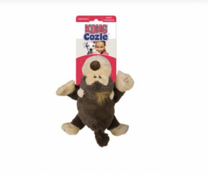 Kong Dog / Pup Cozie Assorted Naturals Squeaker Deluxe plush for indoor snuggles