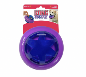 Kong Dog Small Hopz Ball treat dispenser Durable puzzle Unusual bounce Squeaks