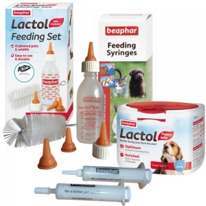 Beaphar Lactol Puppy Milk, Bottle 2pk Feeding Syringes