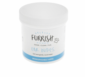 Furrish Dog Ear Wipes 100 Pk squeaky clean by wiping away any dirt, odour & wax