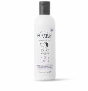 Furrish Nice & Gentle Fragrance Free Dog Shampoo 300ml perfect sensitive skin