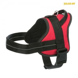 Julius-K9® Dog Puppy Pure Harness - lightweight L: 66-85 cm/40 mm, Red 152303
