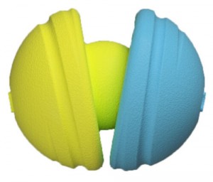 Foaber Split Fun Toy Foam Rubber = strength, vivid colours dog vision spectrum