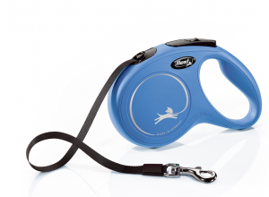 flexi New CLASSIC, tape leash, XS: 3 m, blue