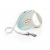 BLUE Flexi STYLE tape leash S: 3m White soft handle Retractable Lead Dog Puppy 